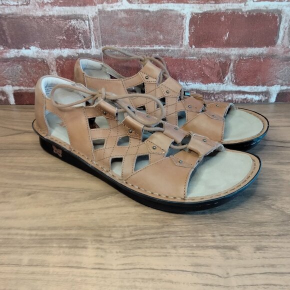 Alegria Shoes - Alegria Sandals Womens Size 12 - 11.5 Brown Leather Straps